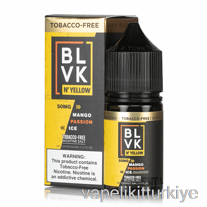 Vape Kalem Vape Mate Mango Tutku Buz - Blvk N' Sarı Tuzlar - 30ml 50mg